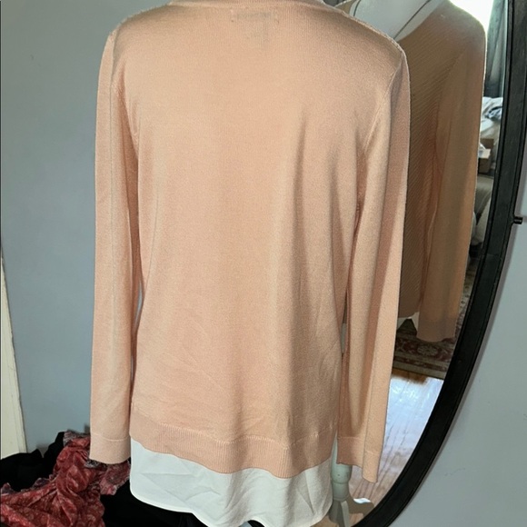 Calvin Klein Women's Peach Sweater - Picture 5 of 8